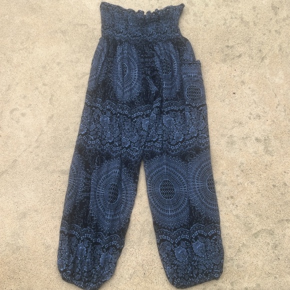 Bangkok Harem Pattern Boho Harem Pants Bundle of 3 Women's Size S - Picture 12 of 12